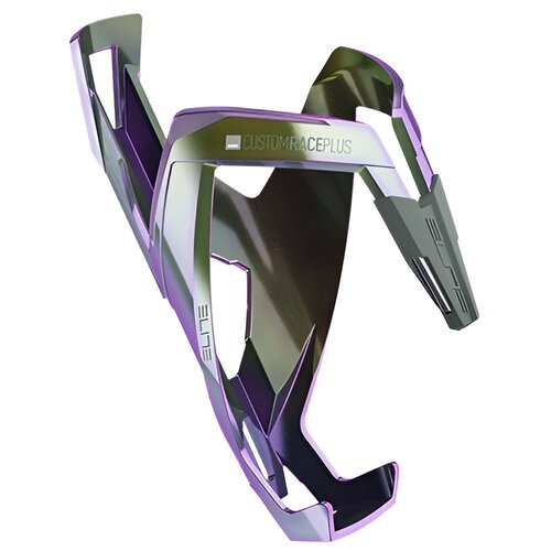 Koszyk na bidon ELITE Custom Race Plus Zielono-fioletowy