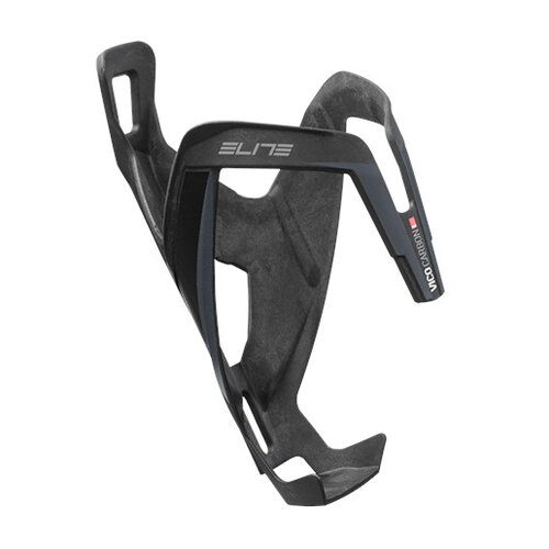 Koszyk na bidon ELITE Vico Carbon Mat Czarny