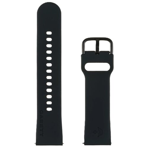 Pasek GARETT Silikonowy (20 mm) Czarny