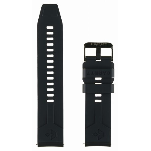 Pasek GARETT Silikonowy (22 mm) V Czarny