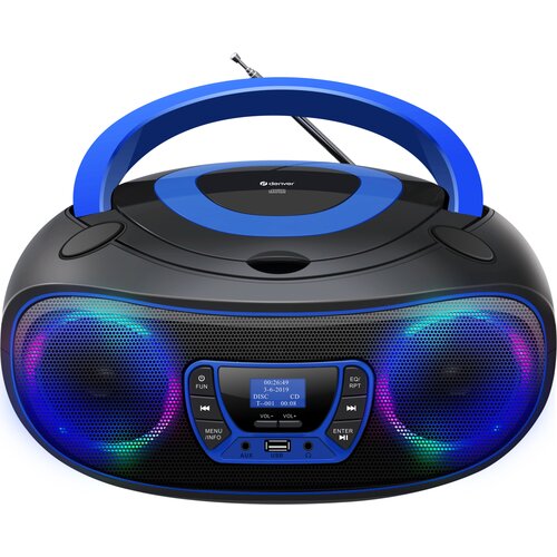 Radioodtwarzacz DENVER TDB-212BU Bluetooth Niebieski