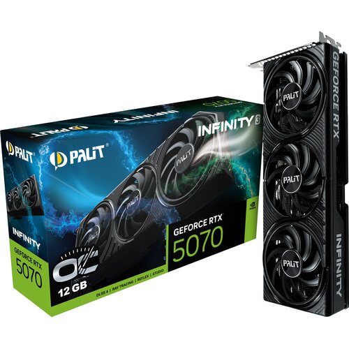 Karta graficzna PALIT GeForce RTX 5070 Infinity 3 12GB OC DLSS 4