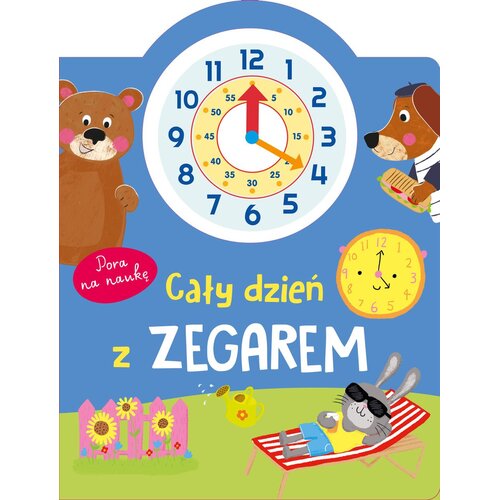 Książka Cały dzień z zegarem Pora na naukę Basia Szymanek (twarda okładka)