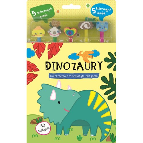 Kolorowanka Dinozaury (miękka okładka)