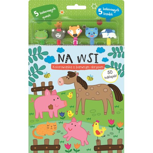 Kolorowanka Na wsi (miękka okładka)