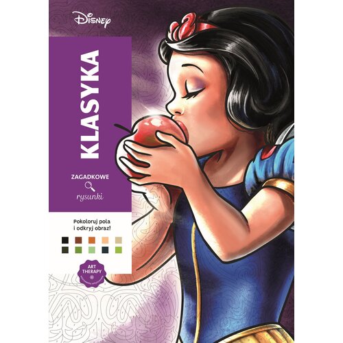 Kolorowanka Zagadkowe rysunki Disney Klasyka (miękka okładka)