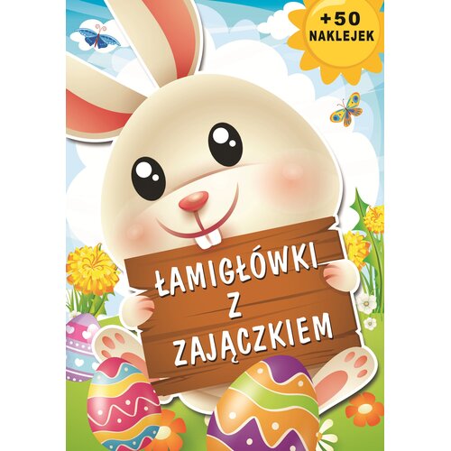 Książka z zadaniami Łamigłówki z zajączkiem Agnieszka Bienias vel Bieniak (miękka okładka)