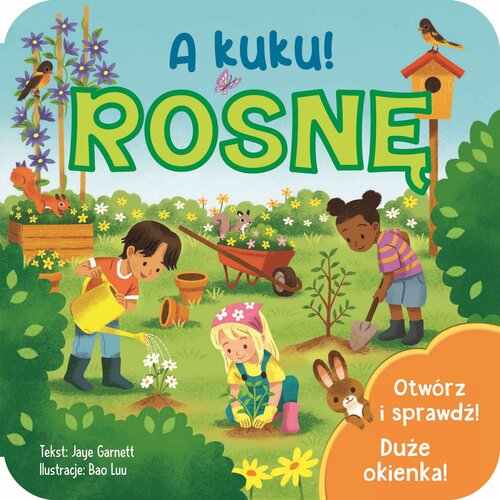Książka A kuku! Rosnę Jaye Garnett (twarda okładka)