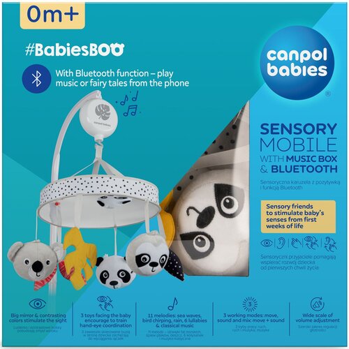 Karuzela CANPOL BABIES BabiesBoo z pozytywką 68/093
