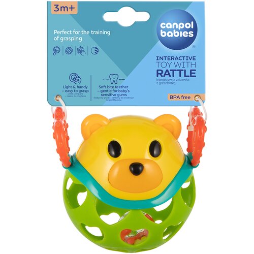 Grzechotka CANPOL BABIES Miś 79/101 Zielony
