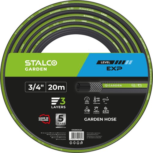 Wąż ogrodowy STALCO GARDEN Exp S102063420 3/4” 20 m