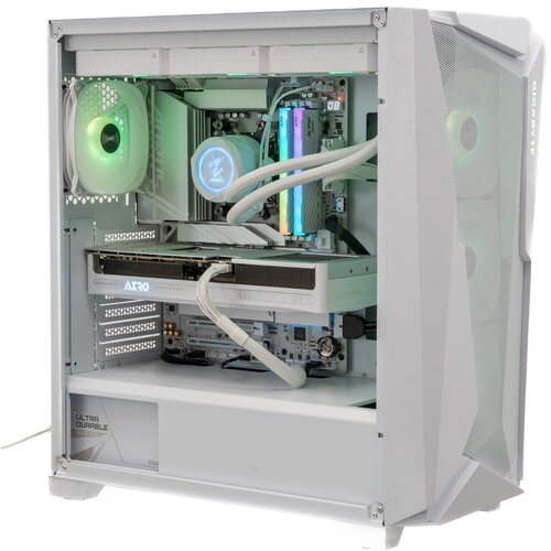 Komputer MAD DOG Powered by Gigabyte AORUS301WH-A01DR32 R7-9800X3D 32GB RAM 1TB SSD GeForce RTX5080 DLSS 4 Wi-Fi