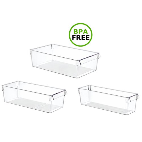 Organizer do lodówki EASYFORM Tall Mini 3.8 L + 5.4 L + 7.4 L (3 szt.)