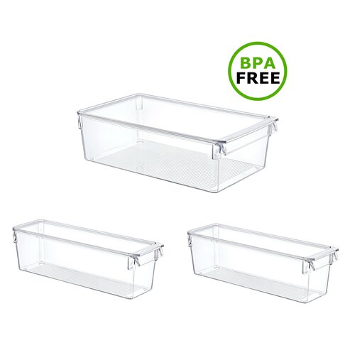 Organizer do lodówki EASYFORM Tall Maxi z pokrywą 7.4 L + 2 x 3.8 (3 szt.)