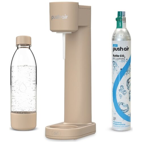 Saturator DAFI PushAir Cappuccino + butelka