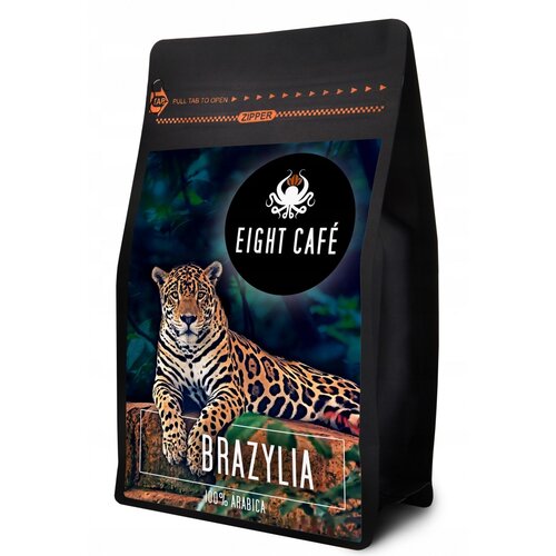 Kawa ziarnista EIGHT CAFE Brazylia 0.5 kg (Rzemieślnicza)