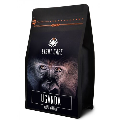 Kawa mielona EIGHT CAFE Uganda Arabica 0.5 kg (Rzemieślnicza)