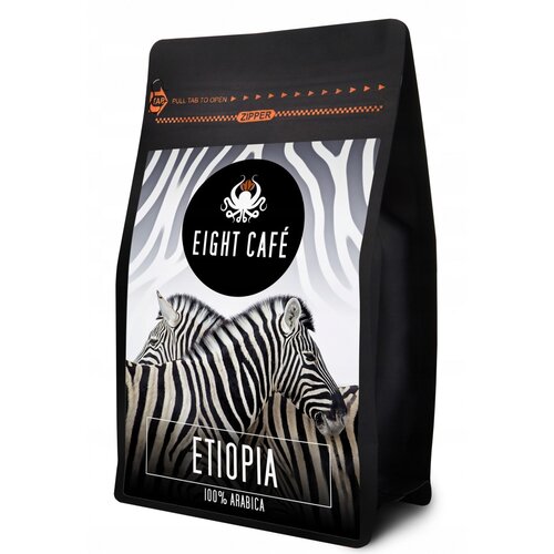 Kawa mielona EIGHT CAFE Etiopia Arabica 0.5 kg (Rzemieślnicza)