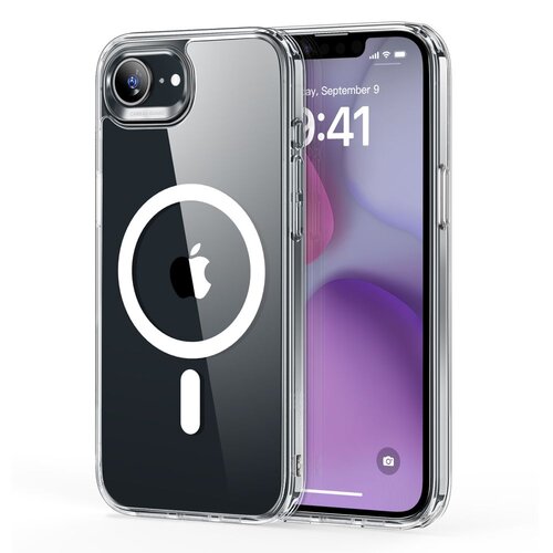 Etui ESR Classic Hybrid Halolock MagSafe do Apple iPhone 16E Przezroczysty