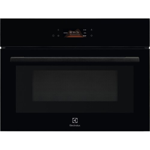 Kuchenka mikrofalowa ELECTROLUX EVM8E08Z 1000W średnica 36 cm pojemność 42L Combiquick evencook Czarny