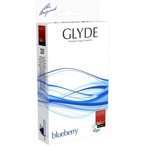 Prezerwatywa GLYDE Vegan Ultra Blueberry-Flavoured (10 szt.)