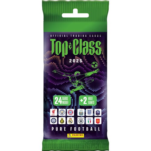 Karty PANINI FIFA Top Class 2025 Pure Football Saszetka Fat Pack