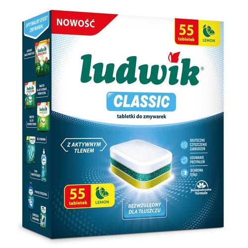 Tabletki do zmywarek LUDWIK Classic 55 szt.