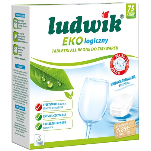 Tabletki do zmywarek LUDWIK All In One Ekologiczne - 75 szt.