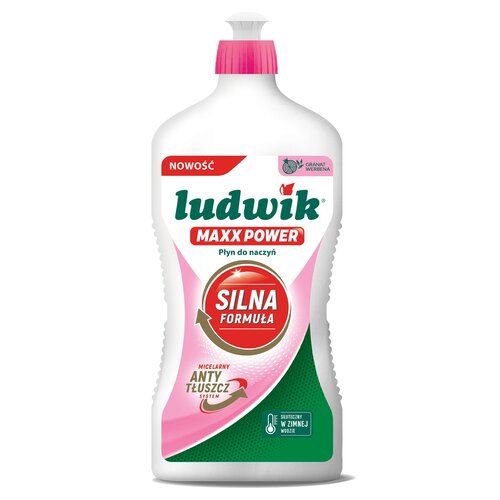 Płyn do mycia naczyń LUDWIK Maxx Power Granat 725 g