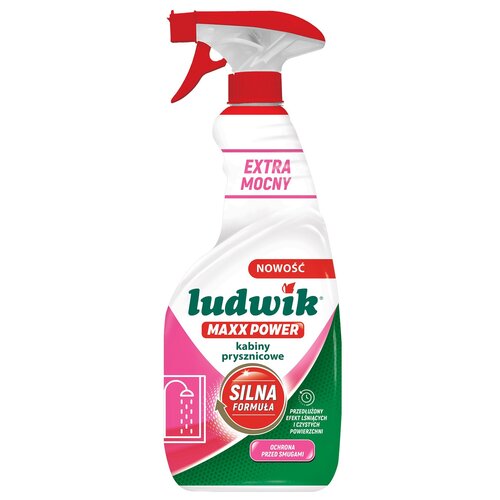 Płyn do mycia kabin prysznicowych LUDWIK Maxx Power 600 ml