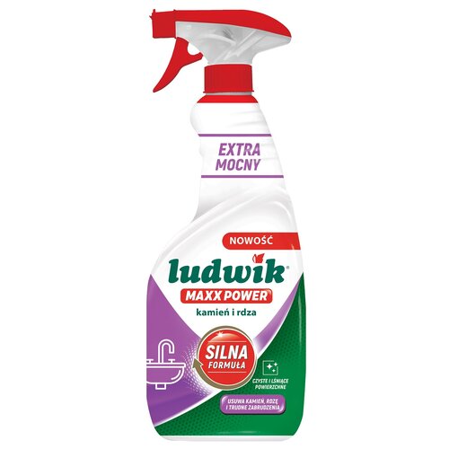 Płyn do czyszczenia łazienki LUDWIK Kamień i rdza Maxx Power 600 ml