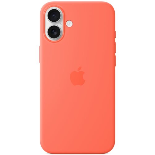 Etui APPLE Silicone Case MagSafe do iPhone 16 Mandarynkowy