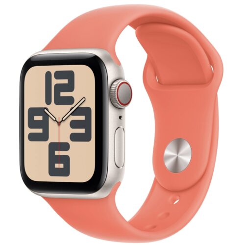 Pasek do Apple Watch (38/40/41mm) M/L Mandarynkowy