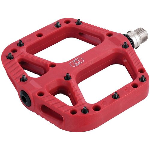 Pedały rowerowe OXC Oxford Loam 20 Flat Czerwony