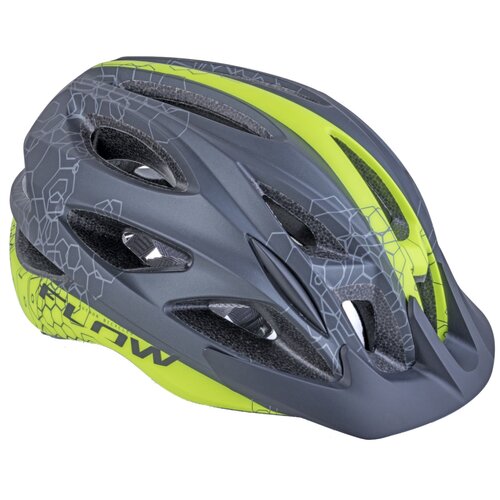 Kask rowerowy AUTHOR Flow X9 Czarno-żółty MTB (rozmiar L)