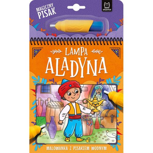 Kolorowanka z pisakiem wodnym Lampa Aladyna (twarda okładka)