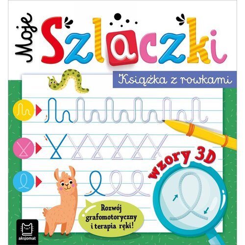 Książka z zadaniami Moje szlaczki (miękka okładka)