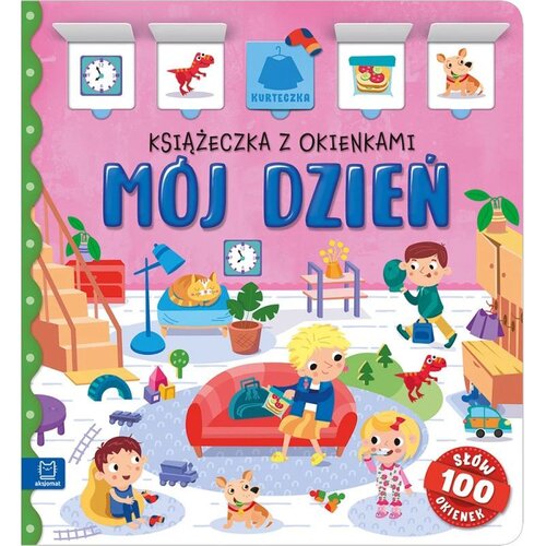 Książka z zadaniami Mój dzień 100 słów (twarda okładka)