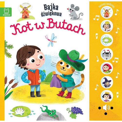 Książka Bajka dźwiękowa Kot w Butach Anna Podgórska (twarda okładka)