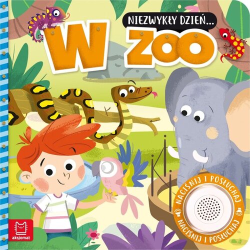 Książka Niezwykły dzień W Zoo Anna Podgórska (twarda okładka)