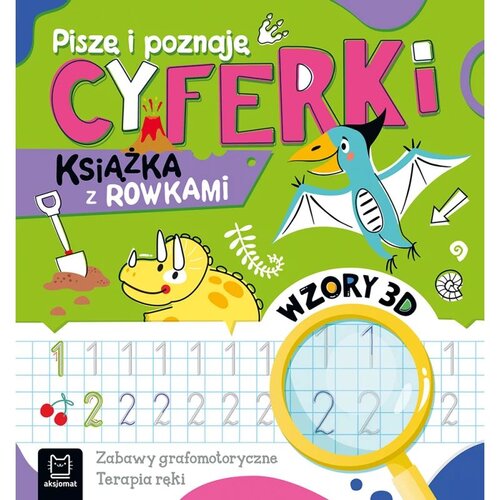 Książka z zadaniami Piszę i poznaję Cyferki Agnieszka Bator (miękka okładka)