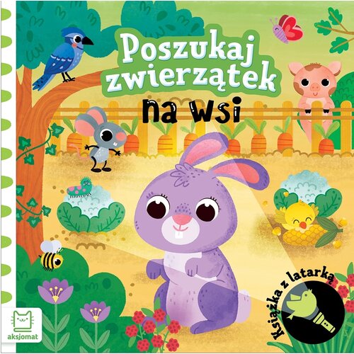 Książka Poszukaj zwierzątek na wsi z latarką Grażyna Wasilewicz (twarda okładka)