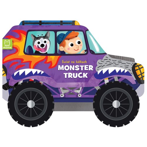 Książka Świat na kółkach Monster truck Monika Basiejko (twarda okładka)