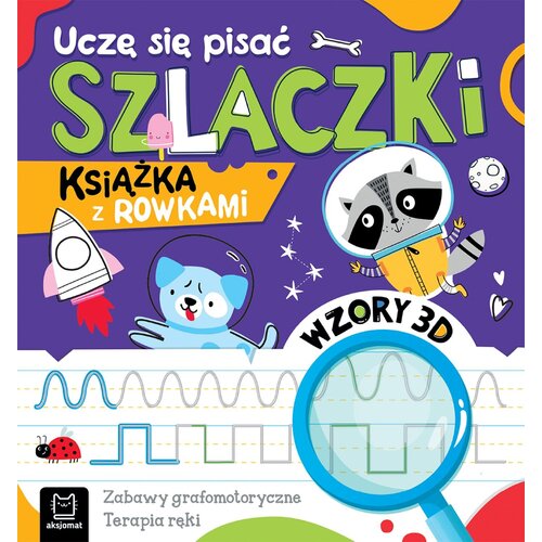 Książka z zadaniami Uczę się pisać szlaczki (miękka okładka)