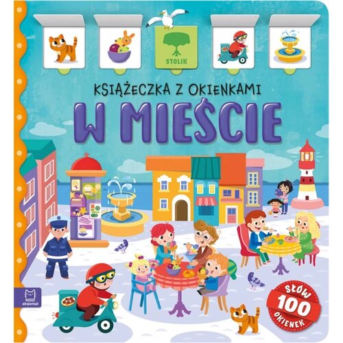Książka W mieście 100 okienek 100 słów Agnieszka Bator (twarda okładka)