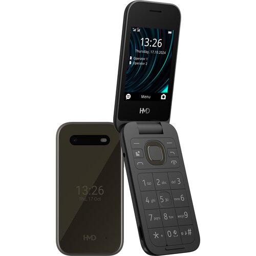 Telefon HMD 2660 Flip Dual Sim Czarny