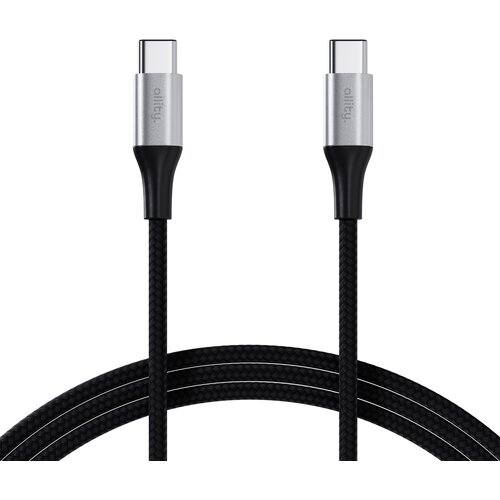 Kabel USB-C - USB-C ALLITY AUC-01 100W 1 m Czarny
