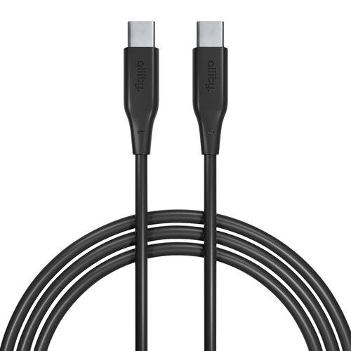 Kabel USB-C - USB-C ALLITY AUC-02 100W 1 m Czarny