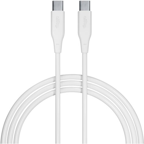 Kabel USB-C - USB-C ALLITY AUC-02 60W 1 m Biały