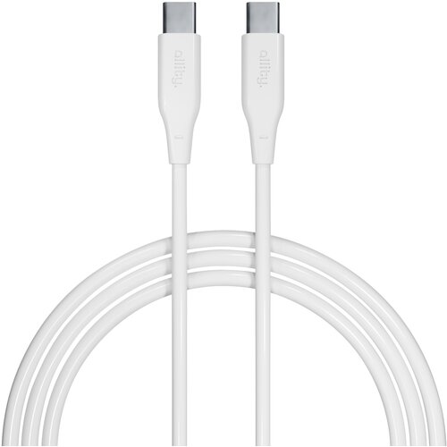 Kabel USB-C - USB-C ALLITY AUC-02 100W 1 m Biały